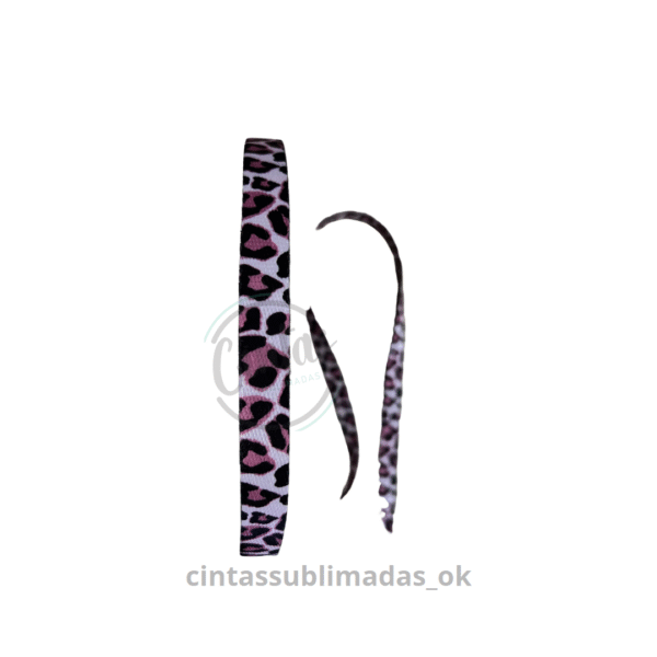 Animal print fucsia 15mm