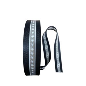 Estrellas chicas negro y gris 40mm