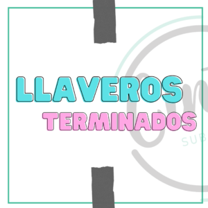 Llaveros terminados