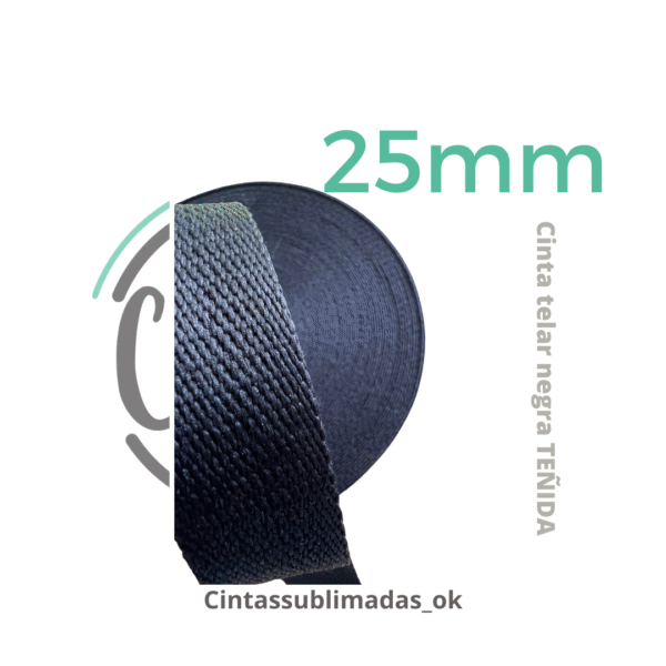 Total Black teñida 25mm