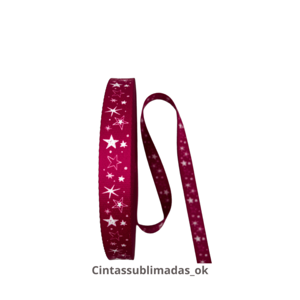 Estrella con fucsia 25mm