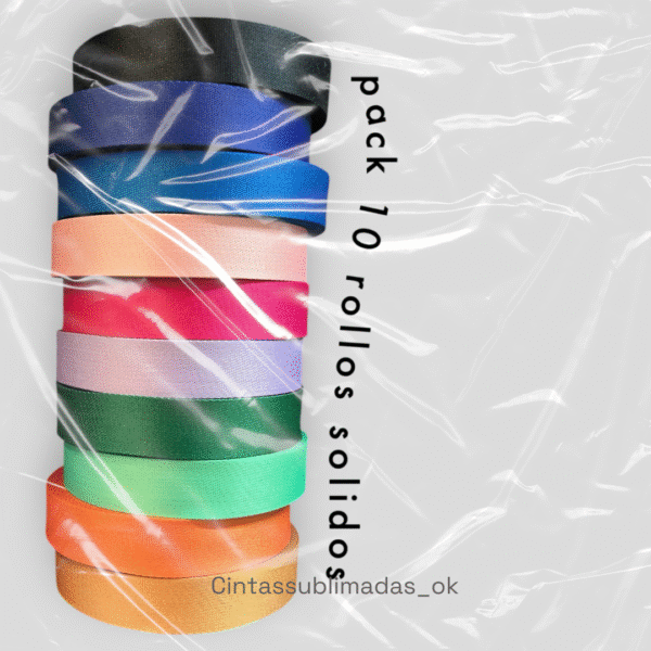 Pack x 10 rollos -230 metros a todo color 40mm