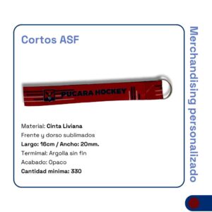 LLaveros cortos Pack 330 ASF cinta LIVIANA 20mm