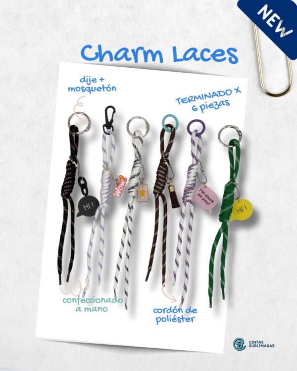 Charm LACES x 6 con ACCS