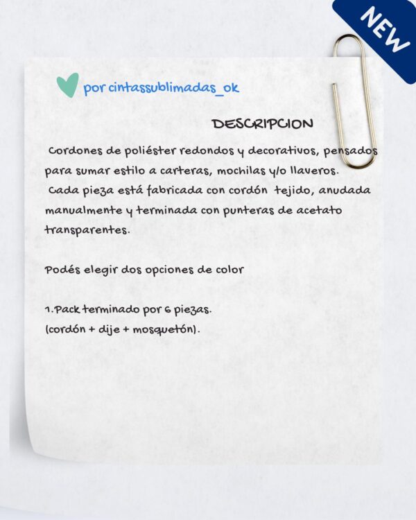Charm LACES x 6 con ACCS - Imagen 3