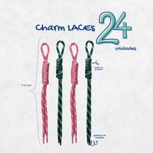 Charms LACES x 24 unidades
