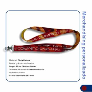 LLaveros Terminados Pack 110 M-Gatillo Cinta LIVIANA 20mm